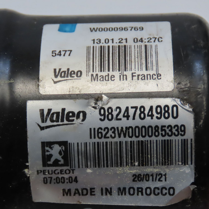 Moteur essuie-glace avant occasion  9824784980 4