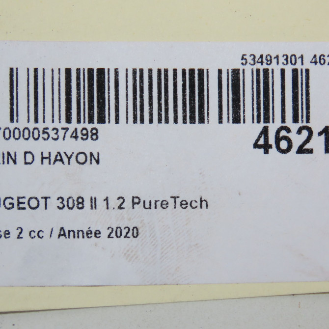 Verin droit hayon occasion PEUGEOT 308 II Phase 1 04-1995->04-1999 1.2 PureTech 110ch 9800377380 3