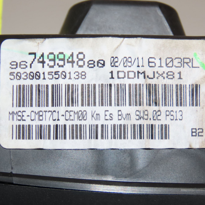 Compteur occasion PEUGEOT 308 I Phase 2 04-2011->12-2014 1.6 VTI 120ch 9806132380 4