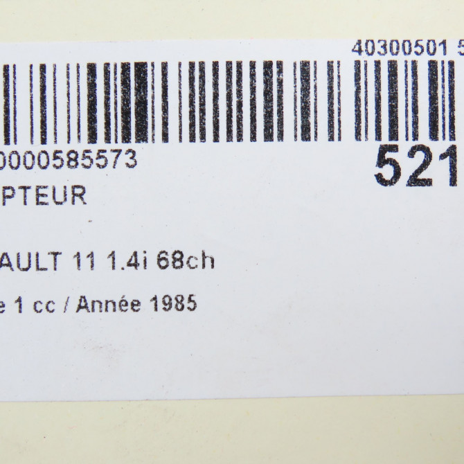 Compteur occasion RENAULT 11 Phase 1 04-1983->06-1989 1.4i 68ch 4
