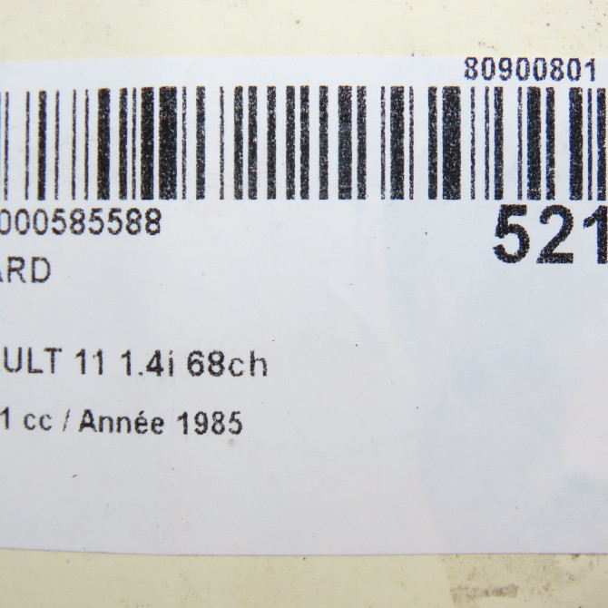 Feu arrière droit occasion RENAULT 11 Phase 1 04-1983->06-1989 1.4i 68ch 5