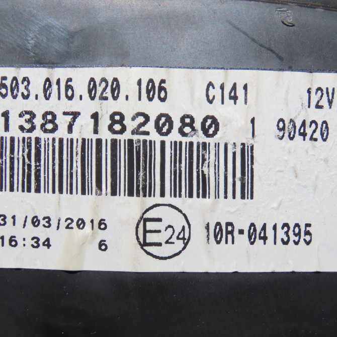 Compteur occasion CITROEN JUMPER III Phase 2 06-2014->... 1617438580 4