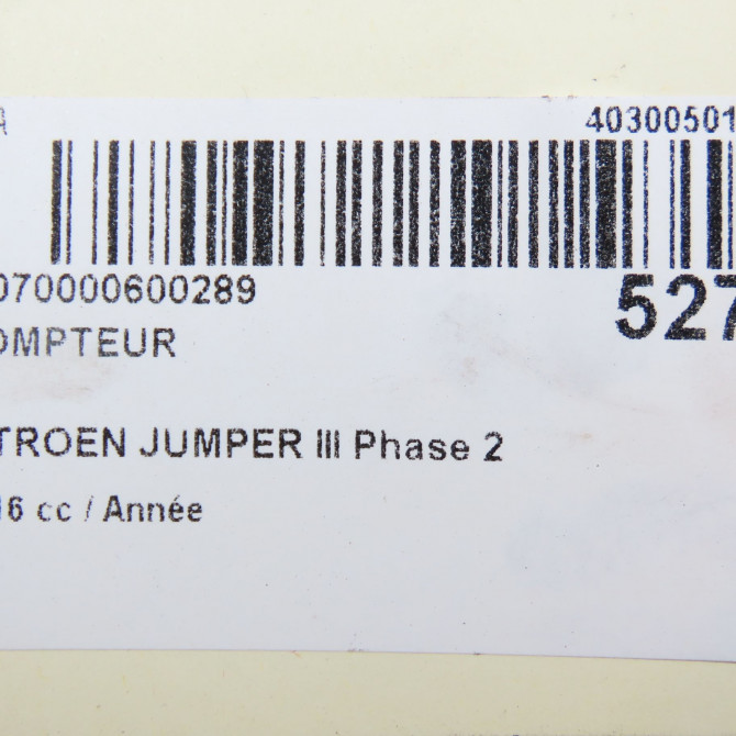 Compteur occasion CITROEN JUMPER III Phase 2 06-2014->... 1617438580 6