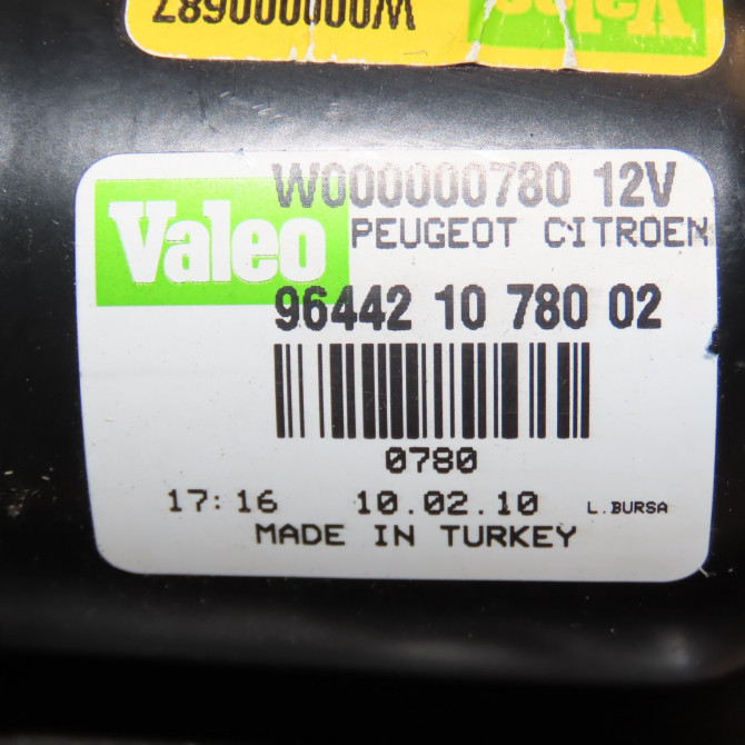Moteur essuie-glace avant occasion PEUGEOT PARTNER I Phase 2 11-2002->05-2008 1.6 HDI 75ch 6405L1 4
