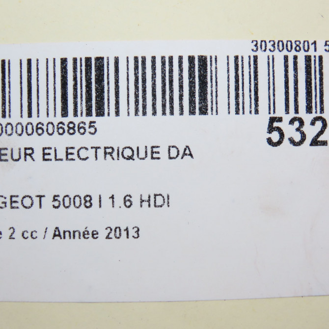 Moteur electrique de direction assistée occasion PEUGEOT 5008 I phase 2 09-2013->... 1.6 HDI 115ch 1615091580 7