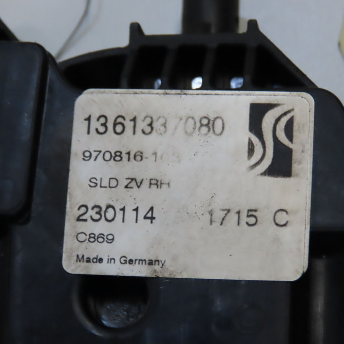 Serrure porte coulissante d occasion PEUGEOT BOXER III Phase 1 06-2006->... 2.2 HDI 120ch 1633563680 6