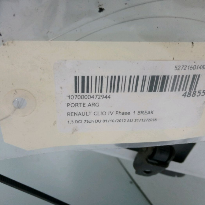 Porte arrière gauche occasion  821016403R 2