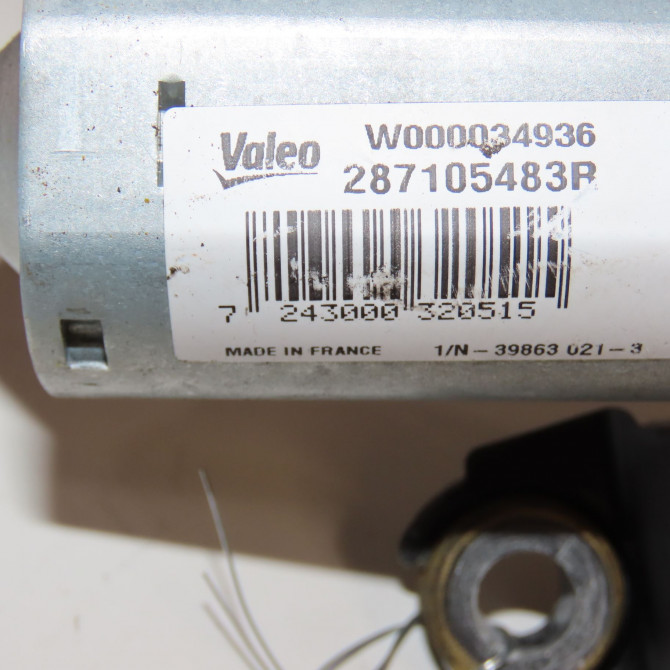 Moteur essuie-glace arrière occasion RENAULT CLIO IV Phase 1 07-2012->... 0.9 TCE 90ch 287105483R 3