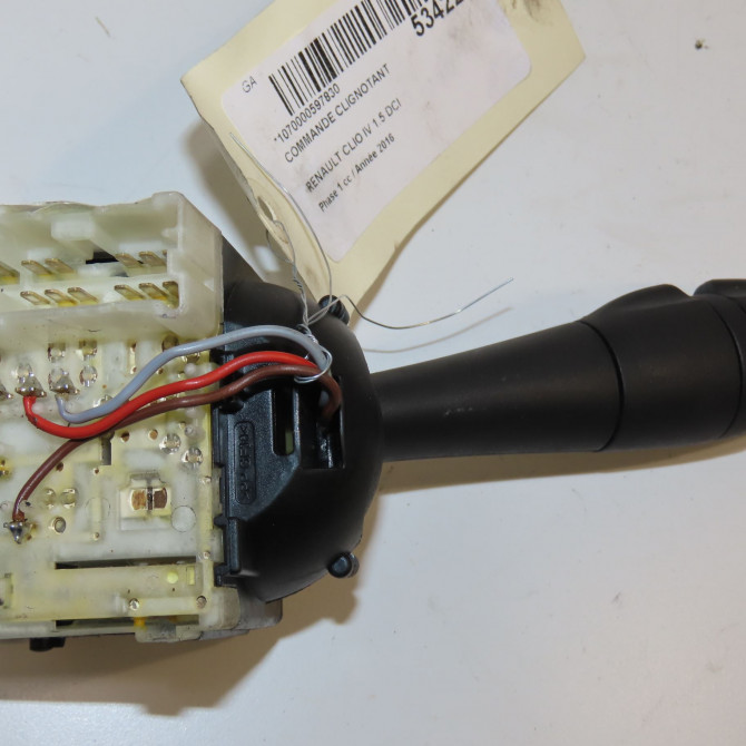Commande clignotant occasion RENAULT CLIO IV Phase 1 07-2012->... 1.5 DCI 90ch 255405718R 2