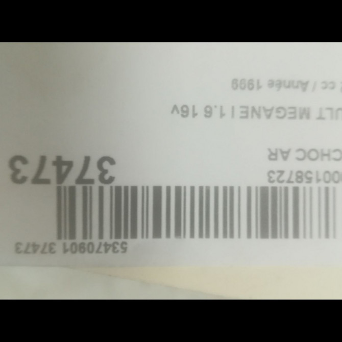 Pare-choc arrière occasion RENAULT MEGANE I Phase 2 03-1999->06-2003 1.6 16v 850220581R 4