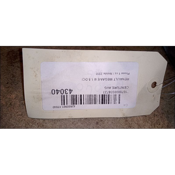 Ceinture avant gauche occasion RENAULT MEGANE III Phase 1 11-2008->01-2012 1.5 DCI 85ch 868843492R 2