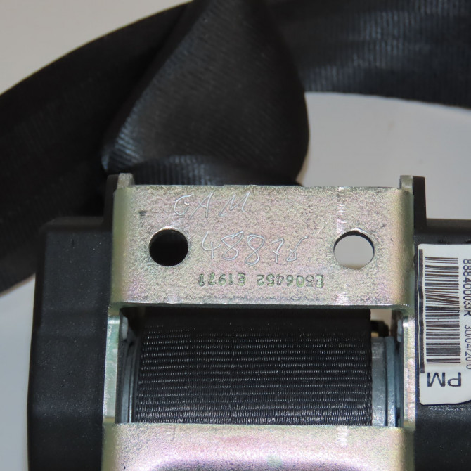 Ceinture arrière gauche occasion RENAULT MEGANE III Phase 1 11-2008->01-2012 1.6i 16v 110ch 888407597R 2