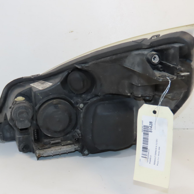 Phare droit occasion RENAULT ESPACE IV Phase 2 03-2006->07-2012 2.2 DCI 150ch 7701064405 2