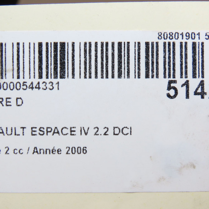 Phare droit occasion RENAULT ESPACE IV Phase 2 03-2006->07-2012 2.2 DCI 150ch 7701064405 6