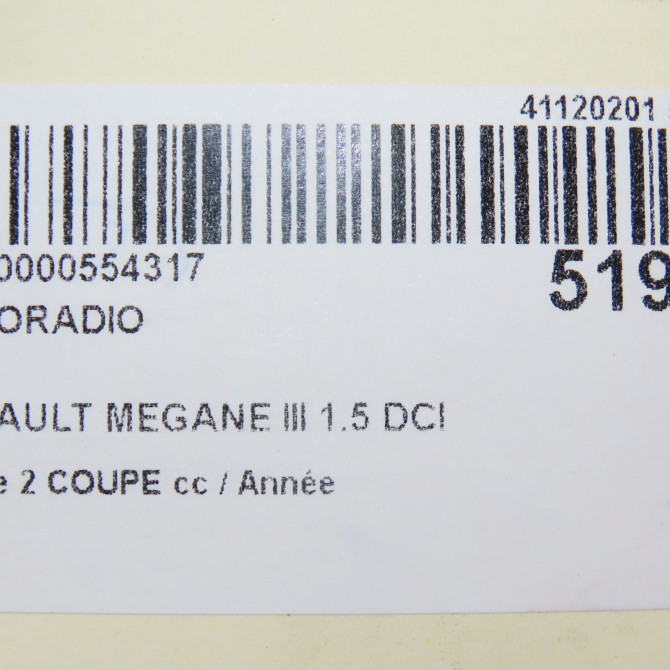 Autoradio occasion  281153992R 6