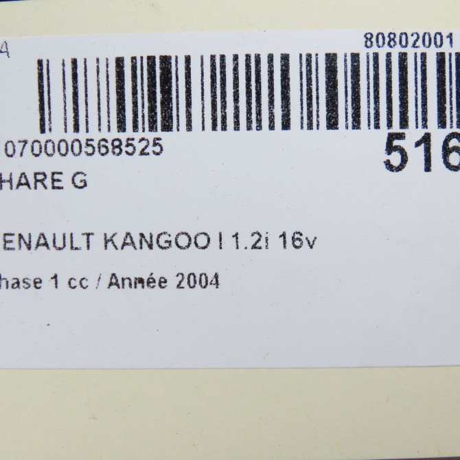 Phare gauche occasion RENAULT KANGOO I Phase 1 09-1997->06-2003 1.2i 16v 75ch 260602069R 5
