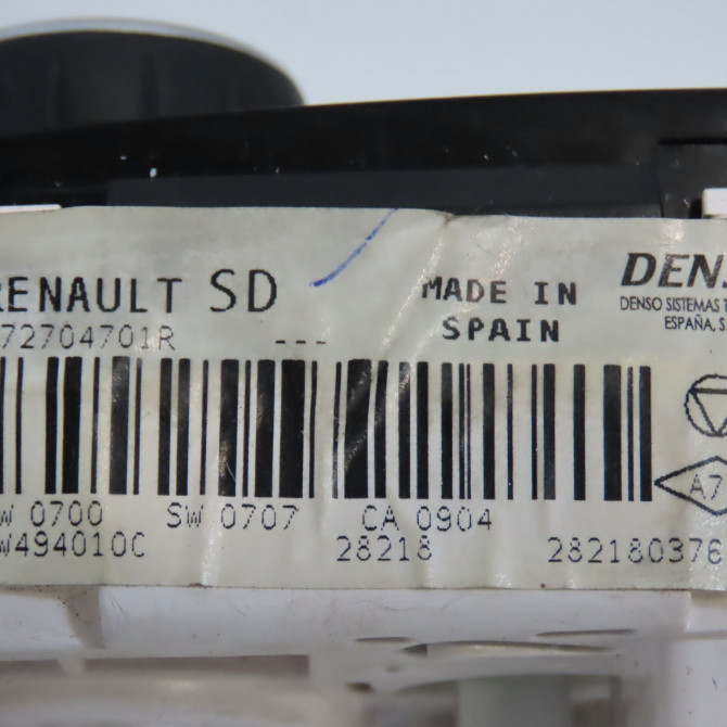 Commande de chauffage occasion RENAULT CLIO IV Phase 2 08-2016->... 1.5 DCI 75ch 275100638R 4