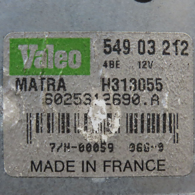 Moteur essuie-glace arrière occasion RENAULT ESPACE III Phase 1 12-1996->09-2002 1.9 DTI 6025312690 6