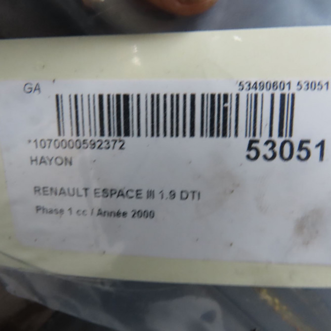 Hayon occasion RENAULT ESPACE III Phase 1 12-1996->09-2002 1.9 DTI 6025370575 4