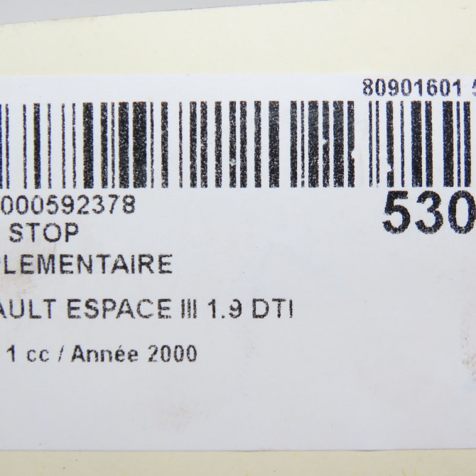 Feux stop supplementaire occasion RENAULT ESPACE III Phase 1 12-1996->09-2002 1.9 DTI 6025301053 5