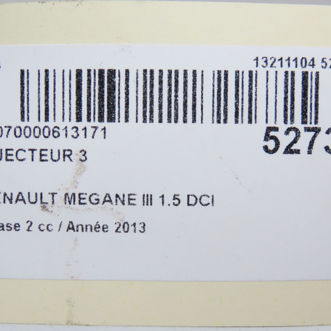 occasion RENAULT MEGANE III Phase 2 01-2012->06-2014 1.5 DCI 110ch 6