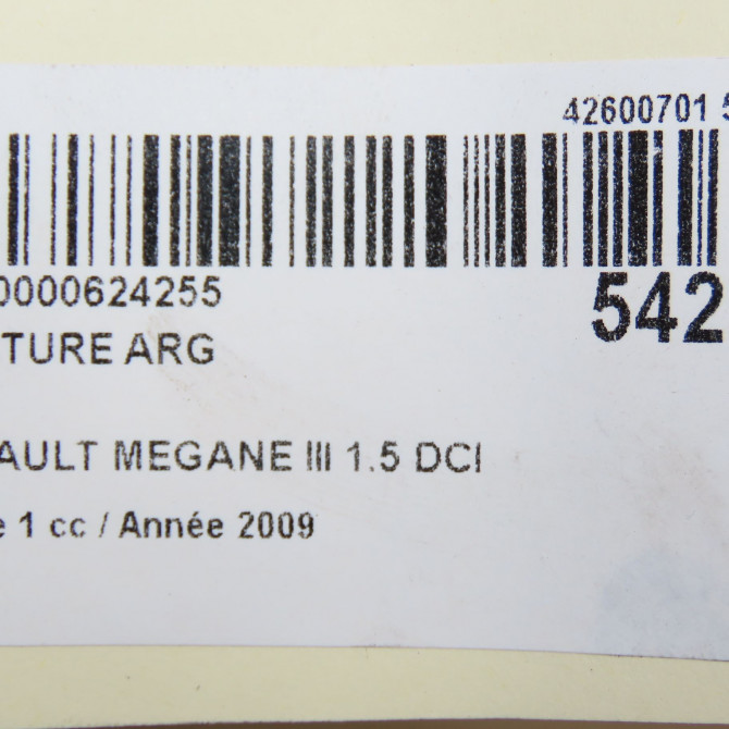 Ceinture arrière gauche occasion RENAULT MEGANE III Phase 1 11-2008->01-2012 1.5 DCI 105ch 888410013R 7