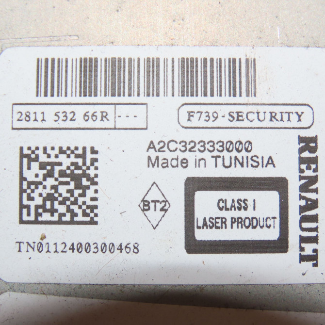 Autoradio occasion RENAULT MEGANE III Phase 2 01-2012->06-2014 281153992R 3