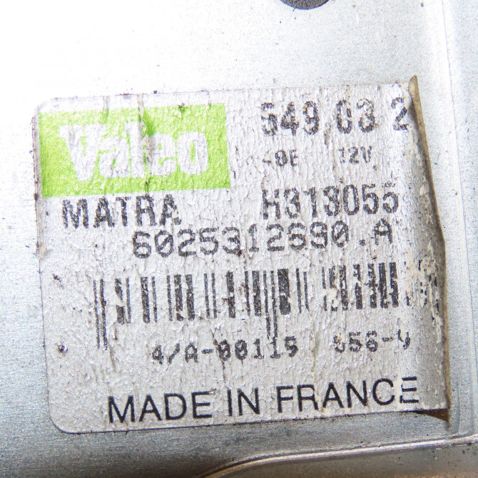 Moteur essuie-glace arrière occasion RENAULT ESPACE III Phase 1 12-1996->09-2002 2.0 6025312690 4