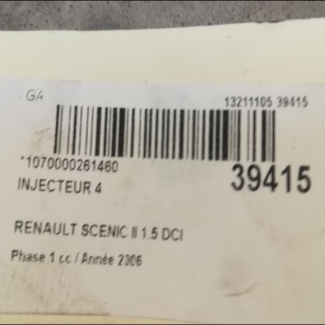 occasion RENAULT SCENIC II Phase 1 03-2004->09-2006 1.5 DCI 105ch 3