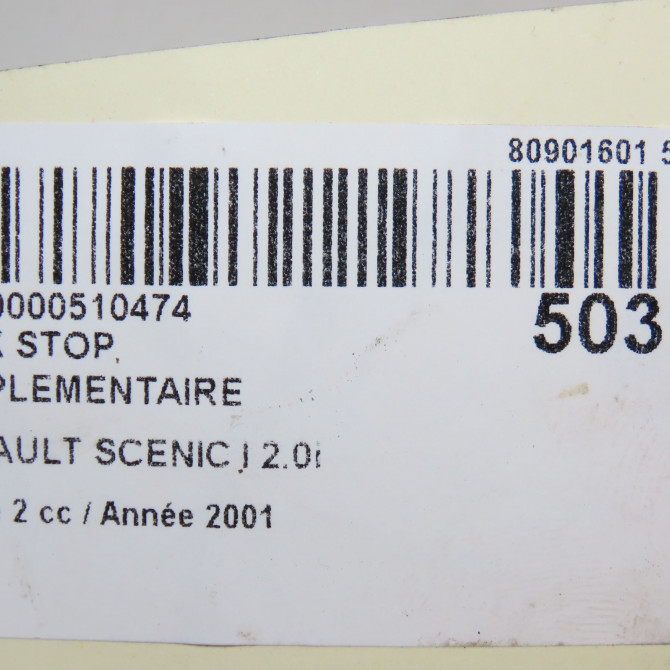 Feux stop supplementaire occasion RENAULT SCENIC I Phase 2 08-1999->06-2003 2.0i 140ch 8200027455 4