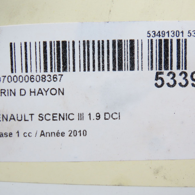 Verin droit hayon occasion RENAULT SCENIC III Phase 1 04-2009->11-2011 1.9 DCI 130ch 904500004R 3