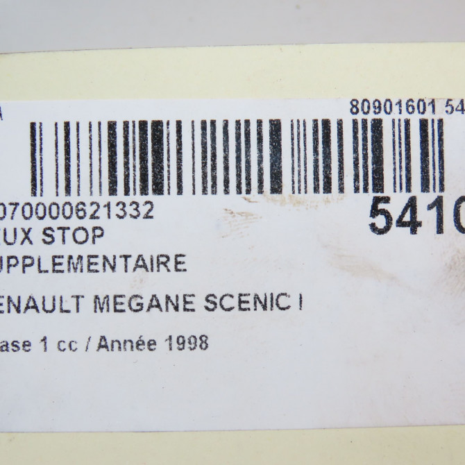 Feux stop supplementaire occasion RENAULT MEGANE SCENIC I Phase 1 09-1996->08-1999 1.6 8200027455 5