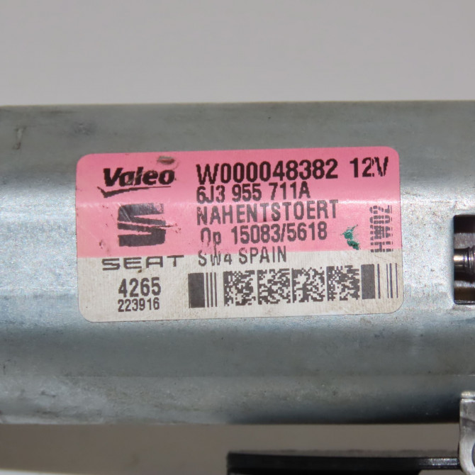 Moteur essuie-glace arrière occasion SEAT IBIZA IV Phase 3 09-2015->... 1.2 TSI 90ch 6J3955711A 4