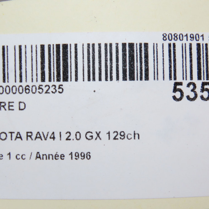 Phare droit occasion TOYOTA RAV4 I Phase 1 04-1995->04-1999 2.0 GX 129ch 8110542032 6