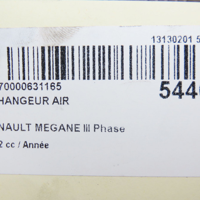 Echangeur air occasion RENAULT MEGANE III Phase 2 01-2012->06-2014 144963639R 5