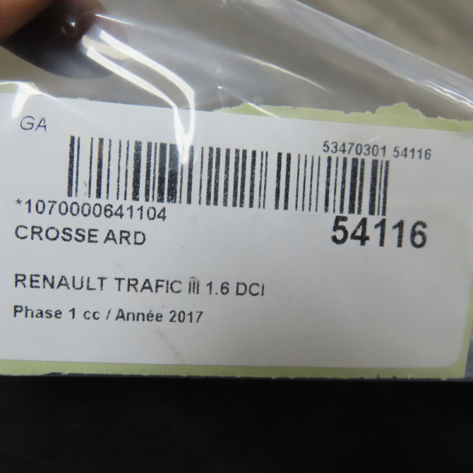 Crosse ard occasion RENAULT TRAFIC III Phase 1 06-2014->... 1.6 DCI 120ch 6