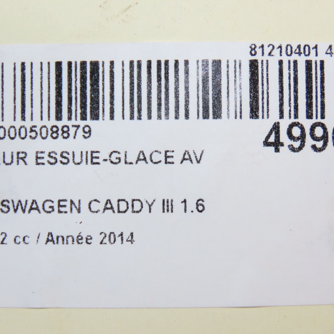 Moteur essuie-glace avant occasion VOLKSWAGEN CADDY III Phase 1 04-1995->04-1999 1.6 TDI 102ch 2K1955023J 8
