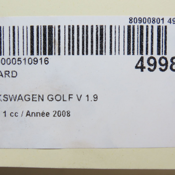 Feu arrière droit occasion VOLKSWAGEN GOLF V Phase 1 11-2003->10-2008 1.9 TDI 105ch 1K6945096T 6