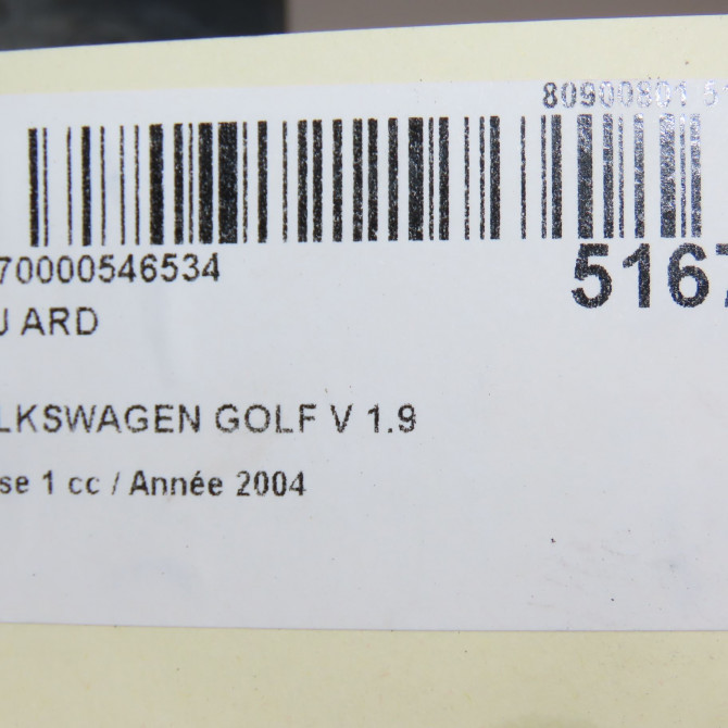 Feu arrière droit occasion VOLKSWAGEN GOLF V Phase 1 11-2003->10-2008 1.9 TDI 90ch 1K6945096AA 5