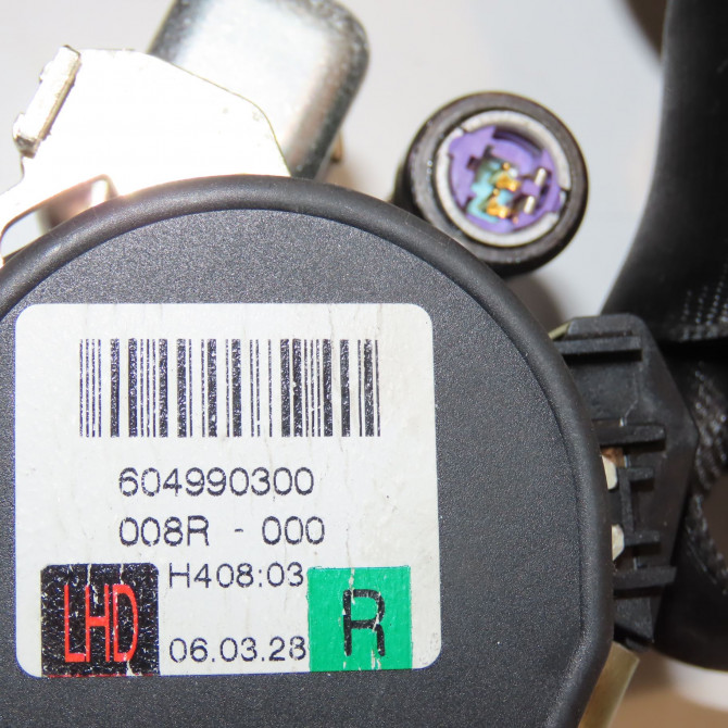 Ceinture avant droite occasion VOLKSWAGEN GOLF PLUS Phase 1 03-2005->03-2009 1.9 TDI 105ch 5M1857706DRAA 5