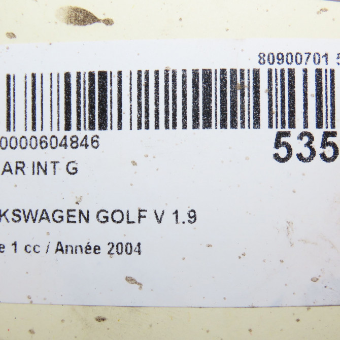Feu arrière interieur gauche occasion VOLKSWAGEN GOLF V Phase 1 11-2003->10-2008 1.9 TDI 105ch 1K6945093E 6