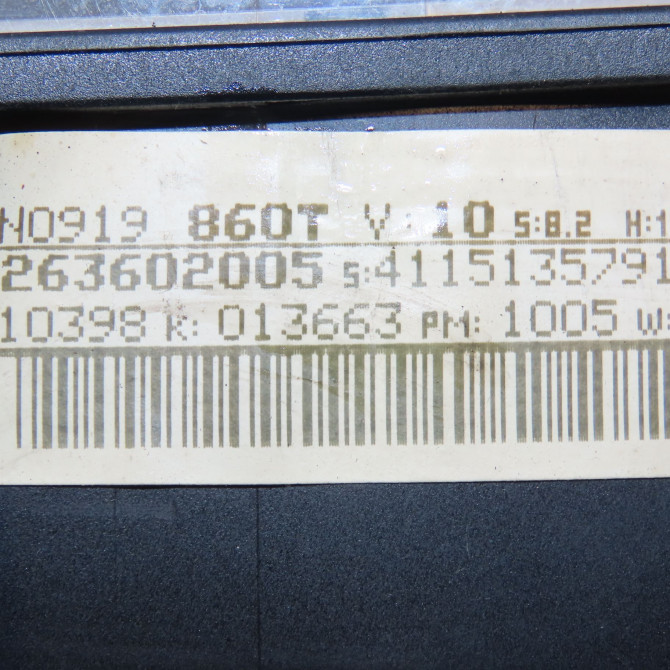 Compteur occasion VOLKSWAGEN POLO III Phase 1 10-1994->11-1999 1.4 6N0919860TX 4