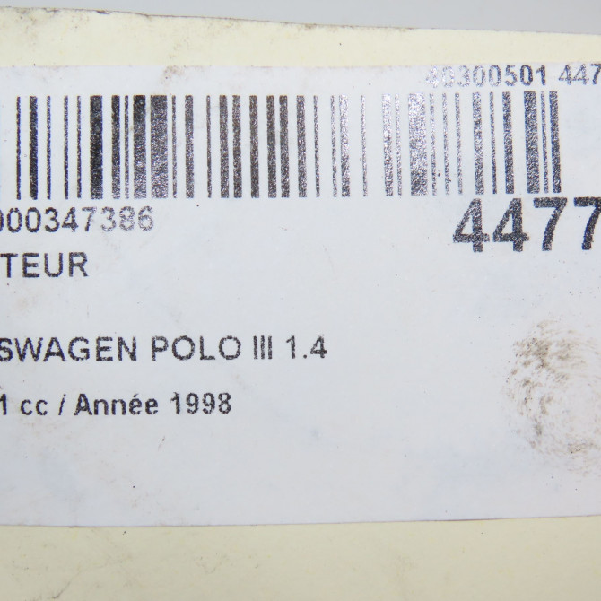 Compteur occasion VOLKSWAGEN POLO III Phase 1 10-1994->11-1999 1.4 6N0919860TX 6