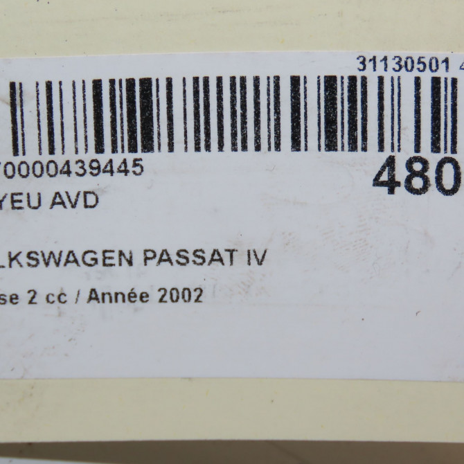 Moyeu avd occasion VOLKSWAGEN PASSAT IV Phase 2 10-2000->03-2005 1.9 TDI 100ch 8D0407615E 6