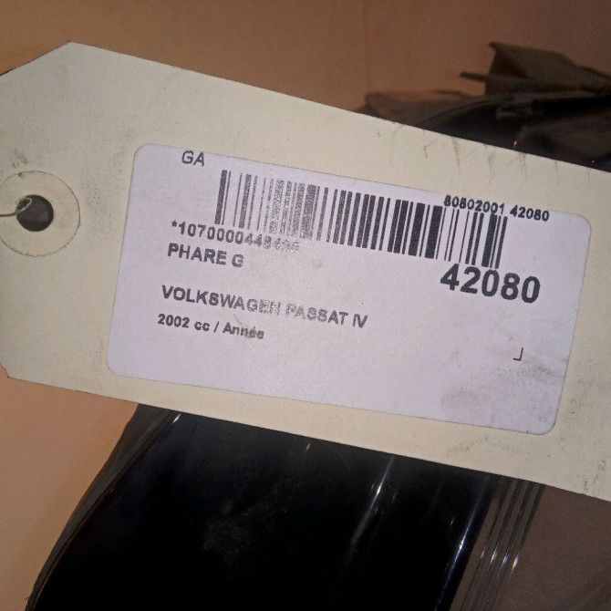 Phare gauche occasion VOLKSWAGEN PASSAT IV Phase 2 10-2000->03-2005 3B0941015AN 4