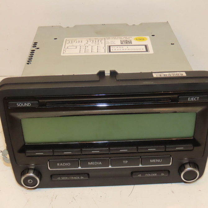 Autoradio occasion VOLKSWAGEN GOLF VI Phase 1 10-2008->04-2013 1.6 TDI 105ch 1K0057187AX 1