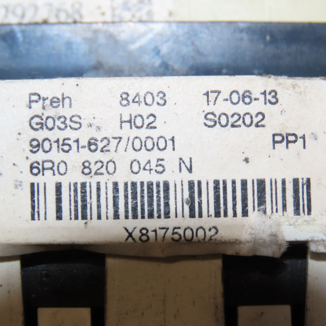 Commande de chauffage occasion VOLKSWAGEN POLO V POLO V Phase 1 2009-09-01->2014-05-31 1.6 TDI 90 6R0820045N 4