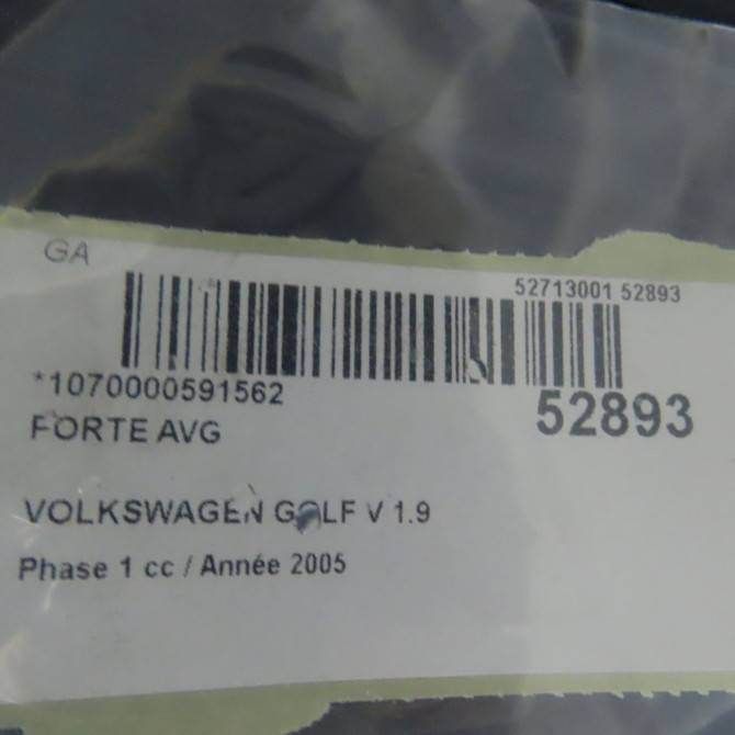 Porte avant gauche occasion VOLKSWAGEN GOLF V Phase 1 11-2003->10-2008 1.9 TDI 105ch 1K3831301AB 6