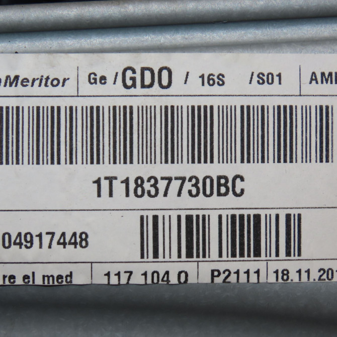 Mecanisme + moteur lève-glace avant droit occasion VOLKSWAGEN TOURAN II Phase 1 09-2010->12-2015 1T1837462B 6