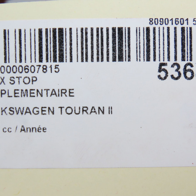 Feux stop supplementaire occasion VOLKSWAGEN TOURAN II Phase 1 09-2010->12-2015 3CN945087 6